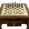 Шахматный стол "Императорский" (шахматы, нарды)