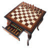 Шахматный стол "Красное дерево"