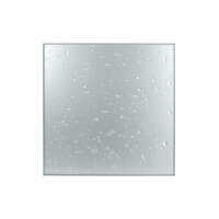 Тонкий бесшумный, вытяжной вентилятор для ванной Mmotors ММР 100 стекло светло серый с каплями