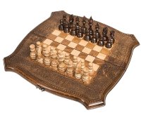 Шахматы + Нарды резные 40, Ohanyan