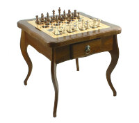 Шахматный стол "Императорский" (шахматы, нарды) 75 cv