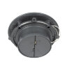 Тонкий бесшумный вытяжной вентилятор для ванной Mmotors ММР 100 стекло круг светло серый