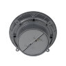 Тонкий бесшумный вытяжной вентилятор для ванной Mmotors ММР 100 стекло круг темно серый